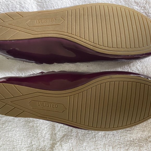 Purple patent ballet flats, NWOT - Picture 2 of 7
